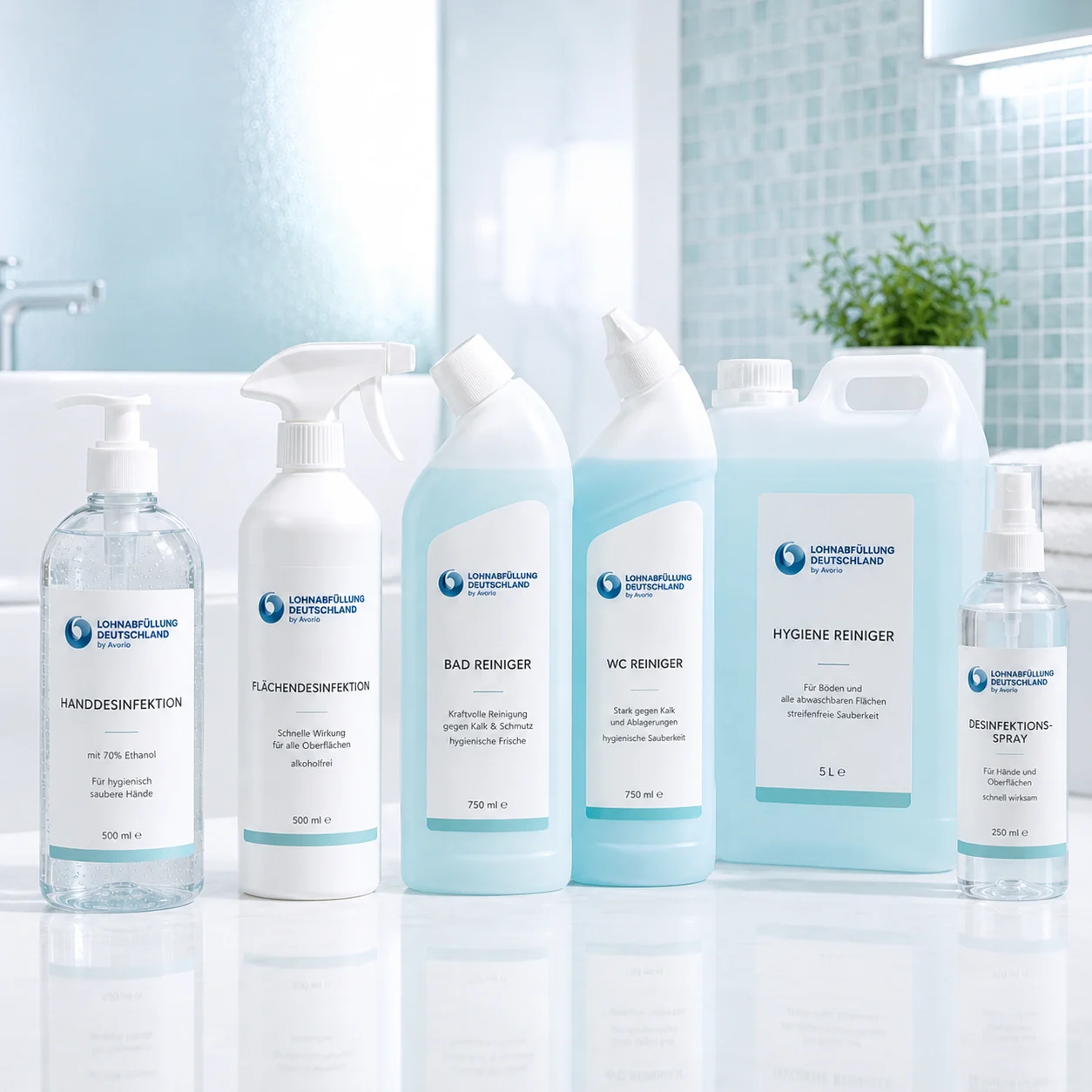 Hygieneprodukte und Desinfektionsmittel