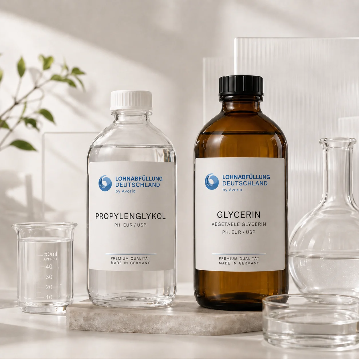 Propylenglykol und Glycerin Gebinde
