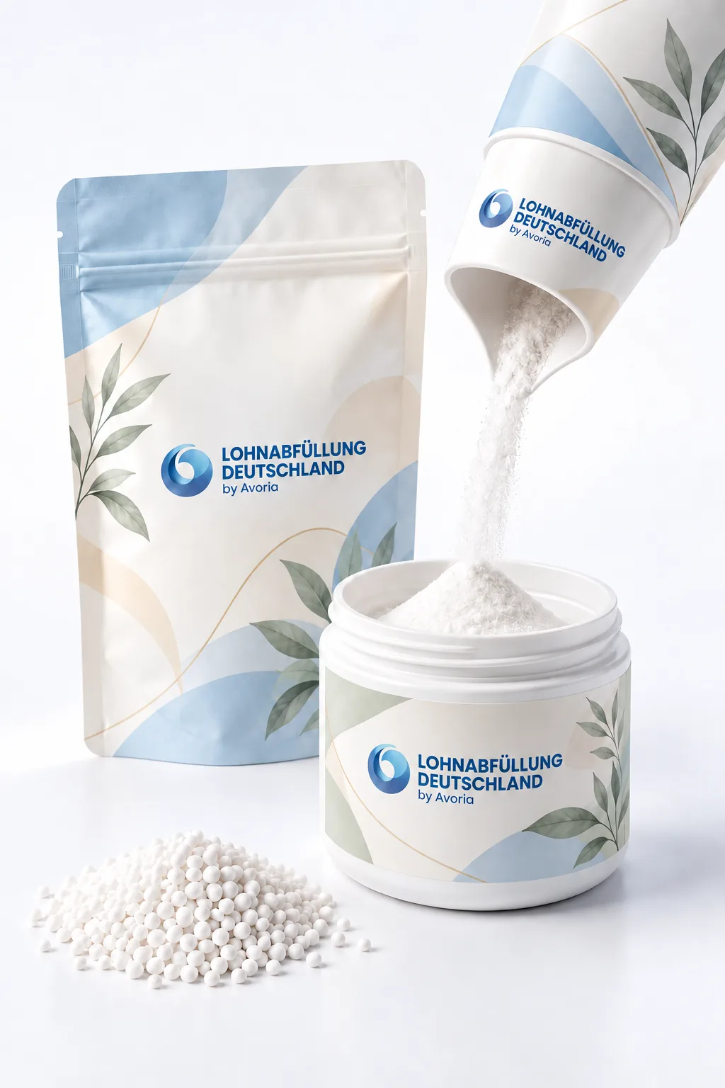 Doypack and can as packaging options for powder